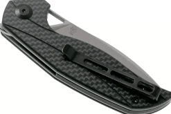 Couteau pliant CIVIVI Anthropos C903C manche en G10/fibre de carbone tout noir 10,6cm