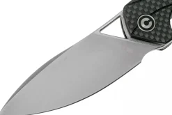 Couteau pliant CIVIVI Anthropos C903C manche en G10/fibre de carbone tout noir 10,6cm