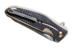 Couteau pliant CIVIVI Statera C901A manche en G10/fibre de carbone marron et noir 11,7cm