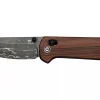Couteau pliant CIVIVI Yonder Damas C23073BDS1 manche en bois de guibourtia 9,5cm