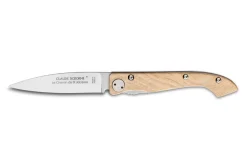 Couteau pliant Compostelle Voie de Tours Claude Dozorme manche chêne 12,5cm