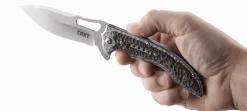 Couteau pliant CRKT FOSSIL 5470 manche martelé 12,6cm