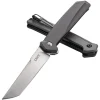 Couteau pliant CRKT HELICAL K500GXP manche alu gris anthracite 11,5cm
