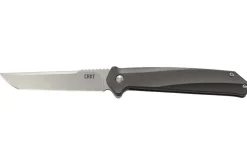 Couteau pliant CRKT HELICAL K500GXP manche alu gris anthracite 11,5cm