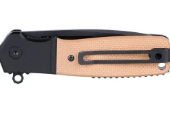 Couteau pliant CRKT Homefront K245BKP lame noire manche en G10 brun 9,8cm