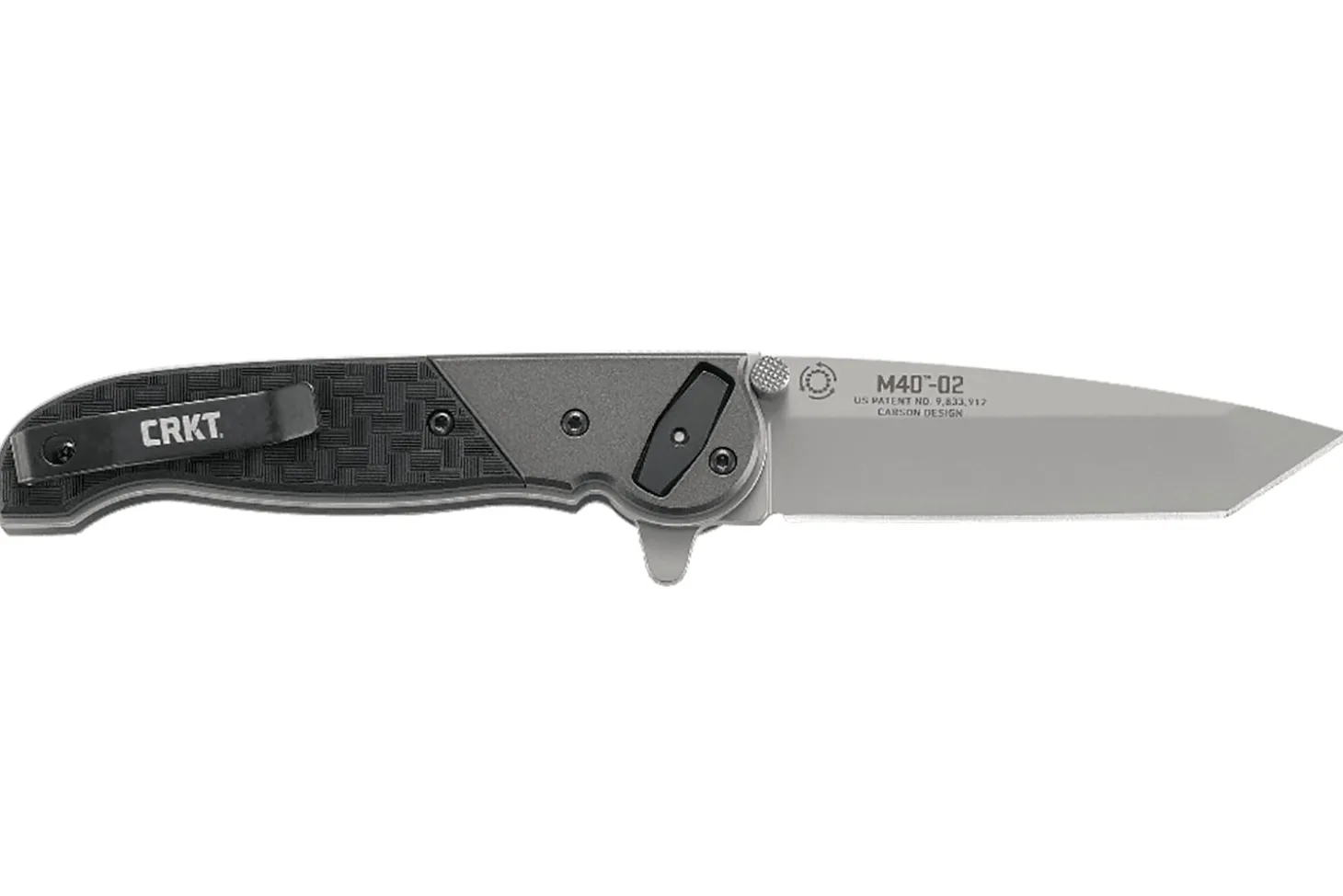 Couteau pliant CRKT M40-02 manche nylon 10cm