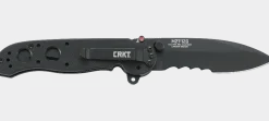 Couteau pliant CRKT M21 manche à trous G10 noir