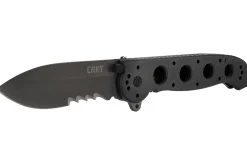 Couteau pliant CRKT M21 manche à trous G10 noir