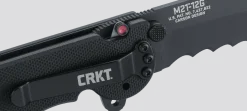 Couteau pliant CRKT M21 manche à trous G10 noir