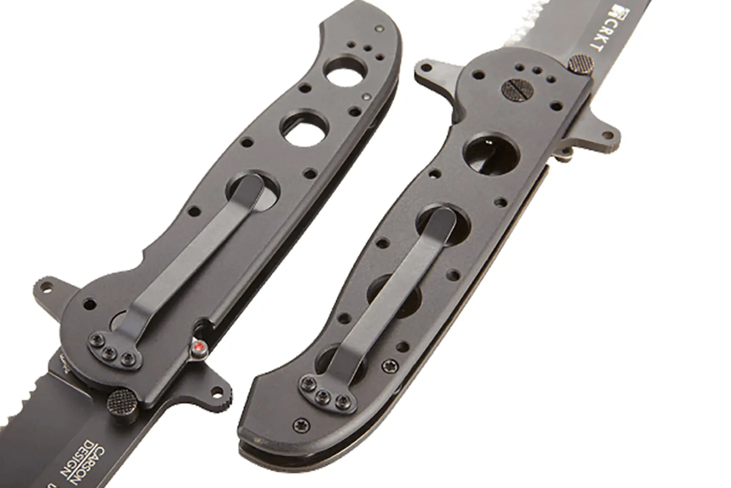 Couteau pliant CRKT M21-14SF manche alu anodisé gris 13,5cm