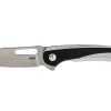 Couteau pliant CRKT Padawan 6075.CR manche acier inox et G10 noir 10,5cm + clip de poche