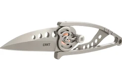 Couteau pliant CRKT Snap Lock 5102N manche acier 420J2 10,5cm