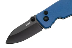 Couteau pliant CRKT SQUID 2474BD manche en micarta bleu 8,8cm