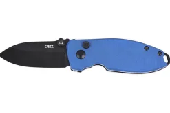 Couteau pliant CRKT SQUID 2474BD manche en micarta bleu 8,8cm