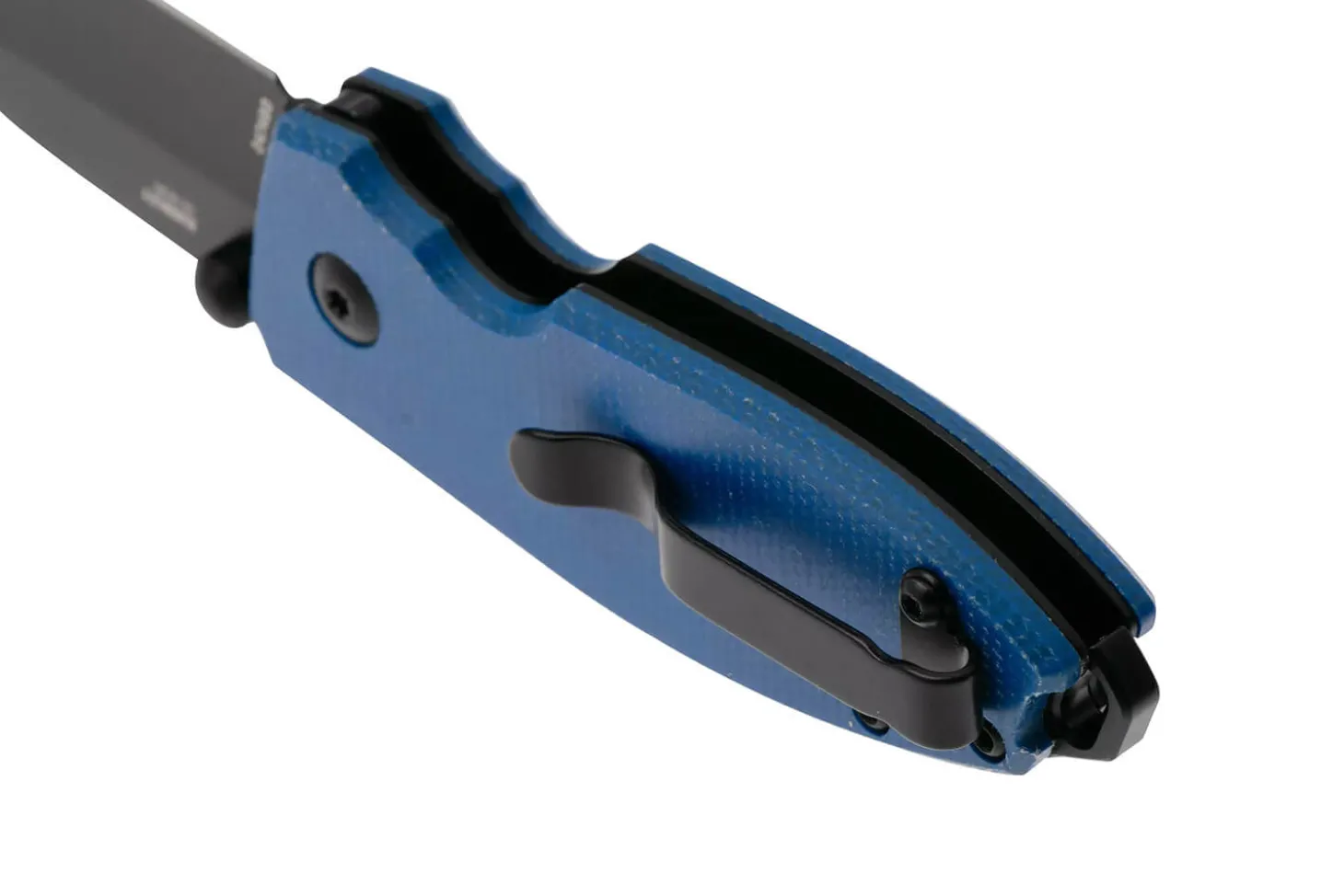 Couteau pliant CRKT SQUID 2474BD manche en micarta bleu 8,8cm
