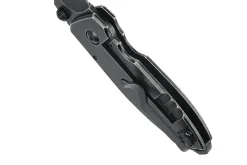 Couteau pliant CRKT SQUID 2490KS manche acier inox noir 8,8cm