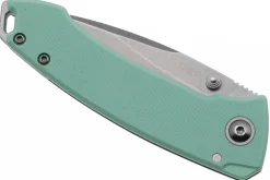 Couteau pliant CRKT Tuna Compact 2522B.CR manche 9,6cm en G10 vert d'eau