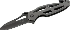 Couteau pliant de secours Herbertz 236710 manche perforé en acier 10cm