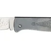 Couteau pliant Douk-Douk Géant 815 lame carbone manche métal 14cm + plumier bois