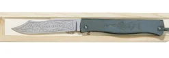 Couteau pliant Douk-Douk Géant 815 lame carbone manche métal 14cm + plumier bois