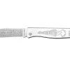 Couteau pliant Douk-Douk lame acier inox manche métal chromé 9cm