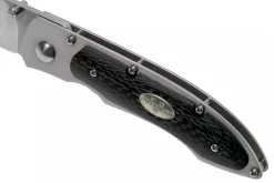 Couteau pliant Fallkniven P3G manche fibre de carbone noir 10,3cm + étui Cordura