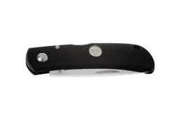 Couteau pliant Fallkniven TK4 Tre Kronor manche grilon noir 9,5cm + étui Cordura