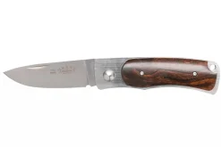 Couteau pliant Fallkniven U1 Elmax manche Desert Ironwood 8,6cm + étui Cordura