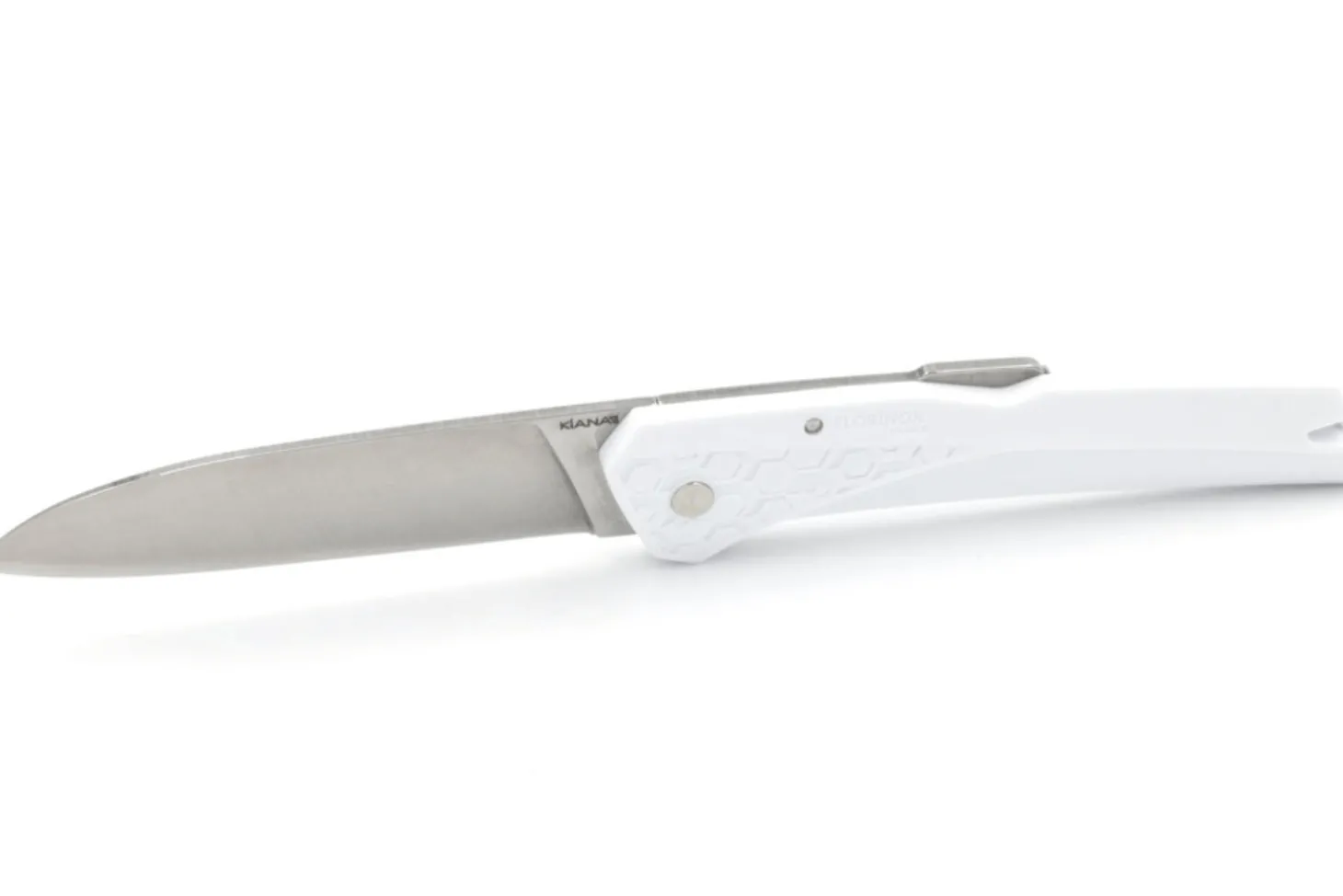 Couteau pliant Florinox Kiana manche polyamide / fibre de verre blanc 11,3cm