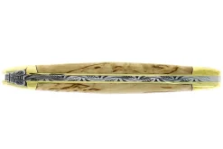 Couteau pliant Forge de Laguiole manche en bouleau 11cm mitres en laiton