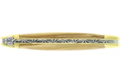 Couteau pliant Forge de Laguiole manche en bois d'olivier 11cm mitres en laiton