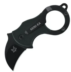 Couteau pliant FOX FX.535B Mini-Ka manche nylon noir 6cm