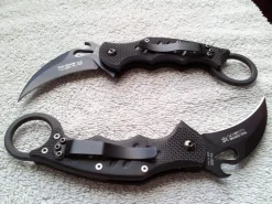 Couteau pliant FOX Military FX.479 Karambit manche G10 noir 11.5cm