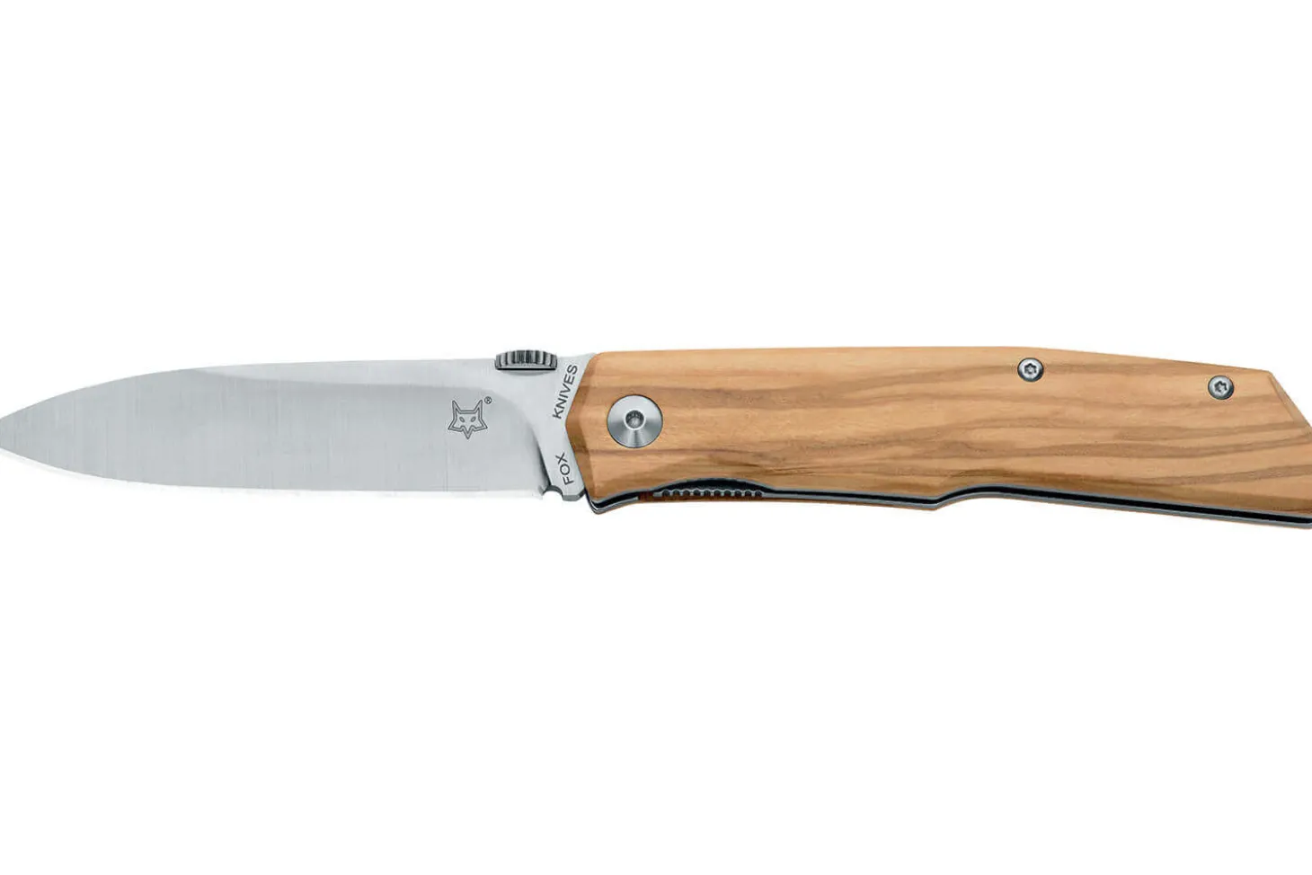 Couteau pliant FOX Terzuola FX-525 OL manche olivier 11cm + étui ceinture