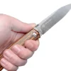 Couteau pliant FOX Terzuola FX-525DB Damas manche bocote 11cm + étui