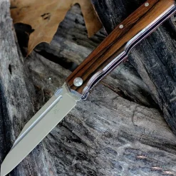 Couteau pliant FOX Terzuola FX-515W manche ziricote 11cm + étui cuir