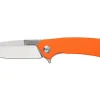 Couteau pliant Ganzo Skimen GSKIMENOR manche en G10 orange 12cm