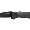Couteau pliant Gerber HighBrow Large GE001713 manche en aluminium noir 12cm