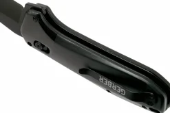 Couteau pliant Gerber HighBrow Large GE001713 manche en aluminium noir 12cm