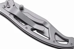 Couteau pliant Gerber Paraframe GE04844 semi-denté manche squelette en acier gris