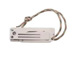 Couteau pliant Herbertz 578208 7.5cm inox/zebra avec lacet