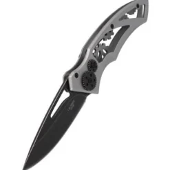Couteau pliant Herbertz 295112 décor "engrenages" manche 12cm