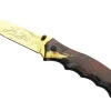 Couteau pliant Herbertz 10000363 lame dorée manche dragon 12cm
