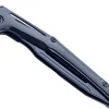 Couteau pliant Herbertz 596612 manche squelette en aluminium noir 12,1cm