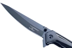 Couteau pliant Herbertz 596612 manche squelette en aluminium noir 12,1cm