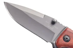 Couteau pliant Herbertz 582909 manche en titane/bois de cocobolo 9cm + chaîne à billes