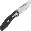 Couteau pliant Herbertz 568512 manche aluminium décor stries dorées 11,5cm