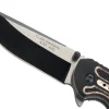 Couteau pliant Herbertz 533813 manche cranté aluminium noir / bronze 12,5cm