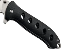 Couteau pliant Herbertz 309612 manche en G10 noir léger et ajouré 12cm