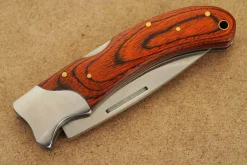Couteau pliant Herbertz 591312 manche pakkawood orange 11,5cm